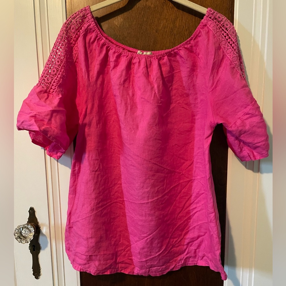 100% linen blouse from Italy